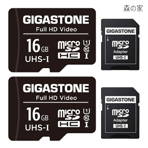 �y���������z�}�C�N��sd�J�[�h 16GB 2�Z�b�g microSDHC U1 C10 85MB/s UHS-I �t��HD ���� SD�A�_�v�^�[2���t��