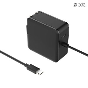 �y���������z�m�[�g�p�\�R�� �[�d�� type-c 65W PD�Ή� 1.5m�P�[�u����̌^ 2�|�[�g�}���[�d GaN�̗p �m�[�gPC�pAC�A�_�v�^�[ PD3.0/PPS�Ή� 65W USB-C AC�A�_�v�^�[ �^�C�vC�@��y��USB C ���b�v�g�b�v/�X