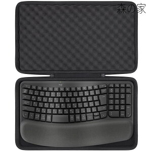 �y���������z�y2 ��p���[�P�[�X�z�݊��i Logicool ���W�N�[�� WAVE KEYS K820 �G���S�m�~�b�N�L�[�{�[�h ���{��z�� ���W�N�[�� ���C�����X�}�E�X �g���b�N�{�[�� ���� M575�ɑΉ��A�u���b�N�i�P