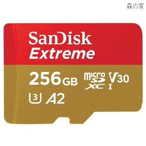 �y���������z256GB SanDisk �T���f�B�X�N Extreme UHS-1 U3 V30 4K Ultra HD �A�v���œK�� A2�Ή� SD�A�_�v�^�[�t [���s�A���i]