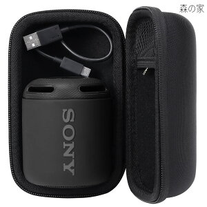 �y���������zSRS-XB100/ SRS-XB13 / SRS-XB10 / SRS-XB12 ��p�ی���[�P�[�X�\�j�[ �|�[�^�u���X�s�[�J�[ -Khanka (�u���b�N)�i�P�[�X�̂݁j