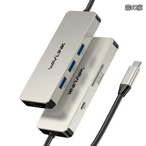 �y���������z7-in-1 USB C�h�b�L���O�X�e�[�V�����A�}���`�|�[�g�A�_�v�^�A4K HDMI�o�́A100W PD���́A3 x 5Gbps USB3.1�ASD/TF�J�[�h���[�_�[�AUSB C�h���O���A Thunderbo