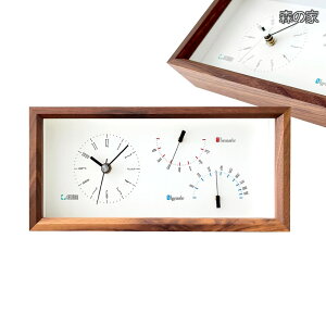 �y���������zThermo Clock �E�H�[���i�b�g km-152WA �ؐ� ���v �����x�v �|���u�����p 25.5×12.1×4.6cm