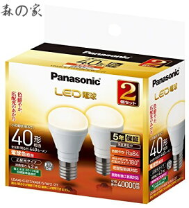�y���������zLED�d�� E17���� �d��40�`���� �d���F����(4.2W) �L�z���^�C�v 2�Z�b�g LDA4LGE17K40ESW22T