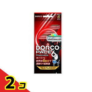 DORCO(�h���R) PACE6 ��U�� 6���n�J�~�\�� SXA100 3�{�� 2�Z�b�g