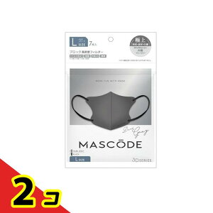 MASCODE �}�X�R�[�h 3D�}�X�N L 05�_�[�N�O���[×�u���b�N�R 7���� 2�Z�b�g