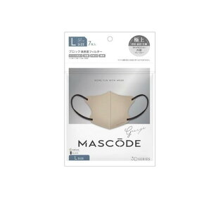 MASCODE �}�X�R�[�h 3D�}�X�N L 07�O���[�W��×�u���b�N�R 7����