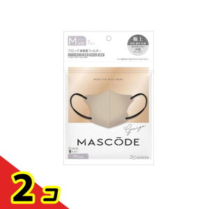 MASCODE �}�X�R�[�h 3D�}�X�N M 11�O���[�W��×�u���b�N�R 7���� 2�Z�b�g