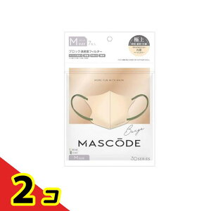 MASCODE �}�X�R�[�h 3D�}�X�N M 12�x�[�W��×�J�[�L�R 7���� 2�Z�b�g