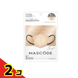 MASCODE �}�X�R�[�h 3D�}�X�N M 29�x�[�W��×�u���b�N�R 7���� 2�Z�b�g