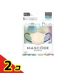 MASCODE �}�X�R�[�h 3D�}�X�N �A�N�e�B�u�f���I AD M 02�x�[�W��×�u���b�N�R 7���� 2�Z�b�g