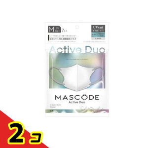 MASCODE �}�X�R�[�h 3D�}�X�N �A�N�e�B�u�f���I AD M 01�V���o�[�z���C�g×�O���[�R 7���� 2�Z�b�g