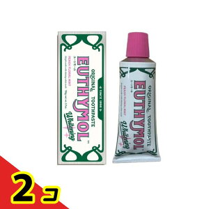EUTHYMOL ���[�V���[�������� �z���C�g�s���N �s�[�`�t���[�����~���g 106g 2�Z�b�g