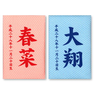 名前木札 名入れ立札 彩葉 いろは パステル水玉 プリント名入れ ピンク・ブルー 徳永鯉 雛人形 五月人形 節句用品 女の子