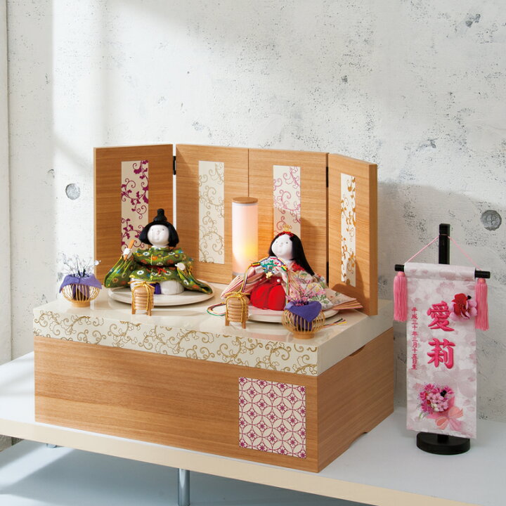 楽天市場 12 5 2 28期間限定クーポンあり 名前旗 スプリングブーケ ピンク 小 ピンク糸立体刺繍名入れ 生年月日入れ つまみ細工付き 平安豊久 雛人形 桃の節句 女の子 かわいい おしゃれ 命名旗 座敷旗 出産祝い ギフト 森景 もりけい