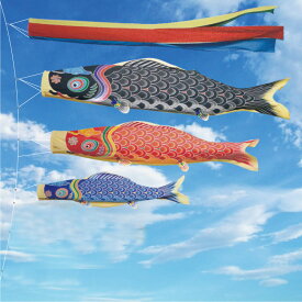 【名古屋節句飾 伝統的工芸品】天 手描き本染め鯉 2.7m 1間半 砂袋スタンド 鯉のぼり 錦鯉 五色吹き流し 庭園スタンドセットこいのぼり ワタナベ鯉のぼり 日本製