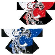袢天 熨斗 赤・青 E7538・9941【お祭用品/祭用品/お祭り/祭り小物/はっぴ/はんてん】