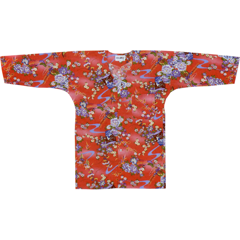 花 期間限定で特別価格 赤 Ｓ Ｍ Ｌ ＬＬ ３Ｌ S-3L 衣装 最新アイテム 花柄 お祭り用品 鯉口シャツ B608