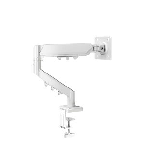 モニターアーム シングル 13-32インチ対応 パソコンモニターアーム モニタースタンド PCモニターアーム 液晶ディスプレイアーム ガススプリング式 VESA対応 75/100mm 耐荷重2〜9kg クランプ&グロ