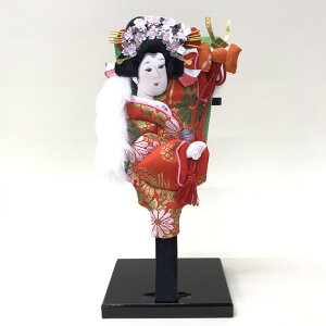 八重垣 【7号押絵羽子板】 初正月 コンパクト 豆羽子板 ミニ羽子板 飾り台付