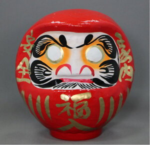 福入り張子だるま6号赤 開運達磨 縁起だるま【楽ギフ_包装】 【楽ギフ_のし宛書】