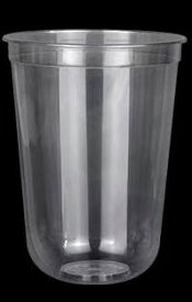 90口径PP透明カップU型　500ml　500個入