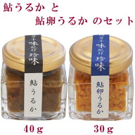 鮎うるか (1瓶40g) と 鮎卵うるか (1瓶30g) 選べる2個セット 高知県産 調味料 おつまみ 隠し味 あゆ 塩辛