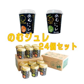 【国産原料100％】土佐文旦・ゆずを使用した飲むジュレ24個入りセット 1つあたり100kcal未満 高知 岡林農園