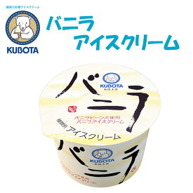 バニラアイスクリーム　12個入／久保田食品／サイズ4／アイス／添加物不使用