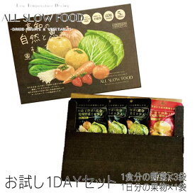乾燥 野菜ミックス 果物ミックス1DAYお試しセット / 5年保存 個包装 ALL SLOW FOOD 無添加 低温乾燥 高知県産野菜 国産果物 保存食品 防災 防災食 非常食 備蓄食 長期保存