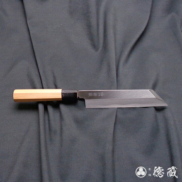 楽天市場】上白鋼 ムキモノ包丁 イチイ八角柄 180mm/片刃/上白鋼 