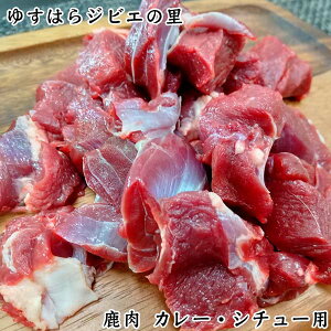 鹿　端肉　カレー・シチュー用（約5cm角）1kg 1パック ゆすはらジビエの里 冷凍便 高知県産 シカ ジビエカー GIBIER しか 国産
