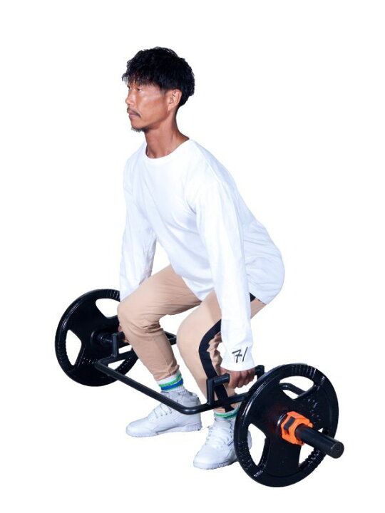 楽天市場】スクワットシャフトB(50mm穴プレート用)(カラー付き 