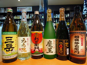 魔王720 白玉の露720 元老院720 他 鹿児島芋焼酎バラエティ6本セット