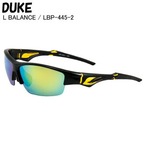DUKE デューク LBP-445-2 L-BALANCE RED エルバランス 偏光レンズ スポーツサングラス ランニング ジョギング サングラス