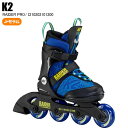 K2 ケーツー　インラインスケート　ジュニア RAIDER PRO I210202101200 レイダープロ ブルー/イエロー