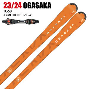 オガサカ スキー板 2024 OGASAKA TC-SB + rMOTION3 12 GW ティーシー ビンディングセット 23-24