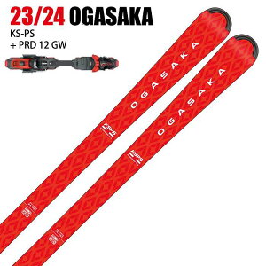 オガサカ スキー板 2024 OGASAKA KS-PS/RD + PRD 12 GW RD ケオッズ ビンディングセット 23-24