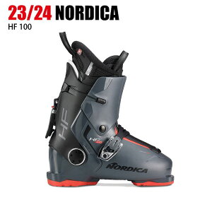 ノルディカ スキーブーツ 2024 NORDICA HF 100 ANT/BK/RED エイチエフ リアエントリー 23-24