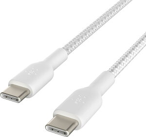 Belkin USB-C to C�P�[�u�� �u���C�f�b�h�ґg iPhone 15�Ή�