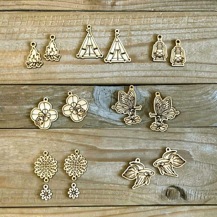 楽天市場】【SDGs ウッドパーツ／ウッドビーズ 2個セット】 木製