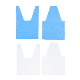 【レジ袋】 フリーバッグ 310×445(mm)(6,000枚入) 青／乳白
