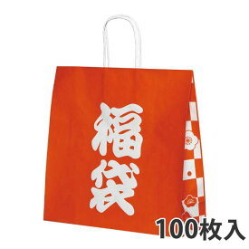 【紙袋】　HX　梅市松　福袋　320×110×320(mm)　(100枚入)【代引不可】