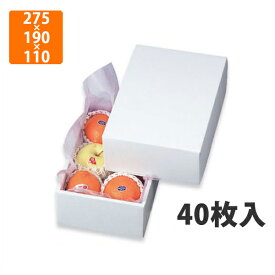 【化粧箱】LTO-1グロス　275×190×110mm(40枚入)【代引不可】 フルーツ用 ギフト用 ギフトボックス 紙箱 果物箱 贈答用 青果用 もも用 桃用 果物用 箱