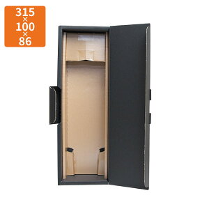 【エントリーでポイント7倍】【化粧箱】K-1425 エスポアブラック 720ml×1本 315×100×86mm (50枚入)【代引不可】ギフト用 ギフトボックス 紙箱 贈答用 瓶 ボトル シャンパン ワイン 清酒