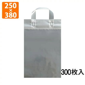 【ポリ袋】チャック付き ループハンドルバッグ 透明 A4サイズ 250×380mm