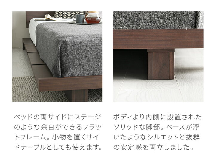 楽天市場】ローベッド ベッド シングル ベッドフレーム シングルベッド 