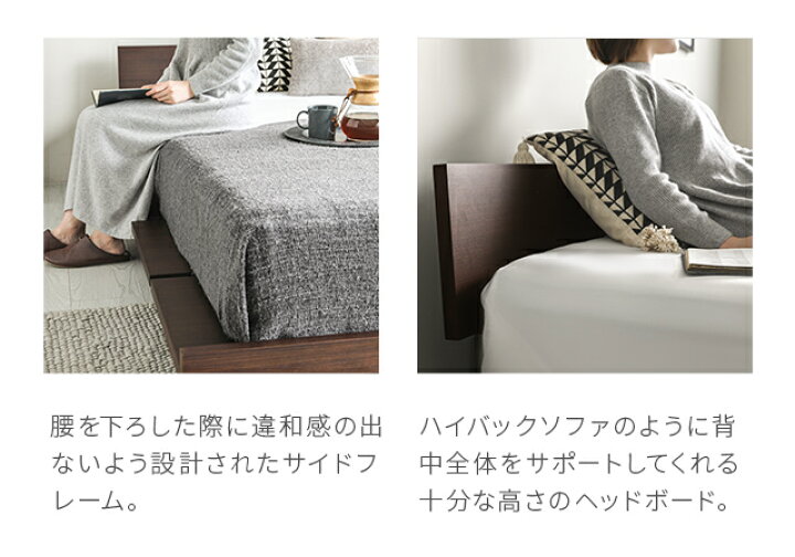 楽天市場】ベッド ダブル ベッドフレーム bed ダブルベッド ダブル 