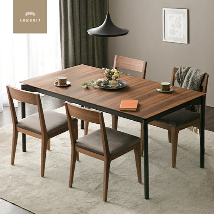 楽天市場】ダイニングテーブル 伸縮 6人掛け ダイニング 4人 食卓  