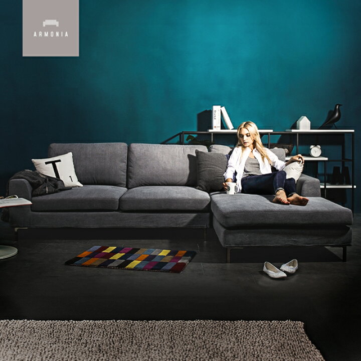 楽天市場】ソファ ソファー カウチソファ カウチソファー l字 3人掛け  